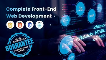 Front-End Web Development | HTML, CSS, JavaScript, React | Build Responsive Websites