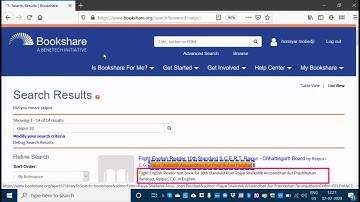 How to use FS reader for reading Bookshare books in Hindi