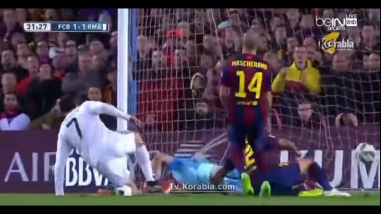 اهداف برشلونة وريال مدريد - YouTube