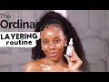 HOW TO LAYER/USE THE ORDINARY PRODUCT, Morning & night time routines for Combination Acne prone skin