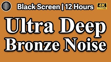 Ultra Deep Bronze Brown Noise Relaxation | No Ads, Study, Sleep, Tinnitus/ADHD Relief/Masking, Focus