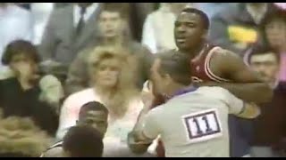 Charles Barkley SLAMS Charles Oakley (03/11/1987)