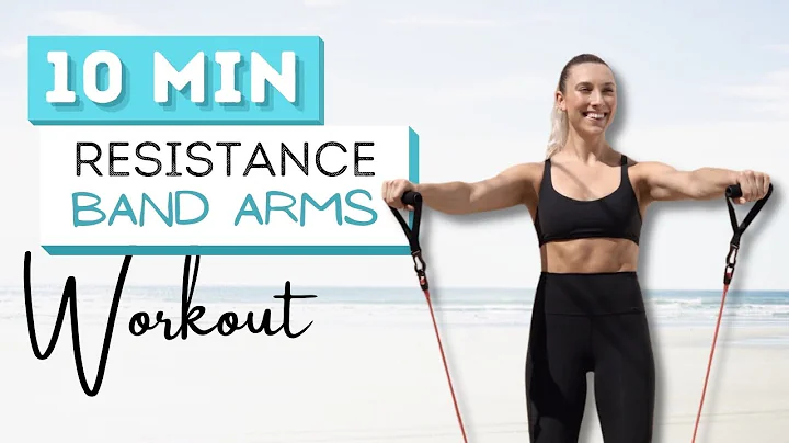 10 min RESISTANCE BAND ARM WORKOUT | Tone Your Upper Body