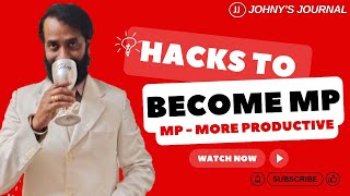 Hacks to "Become More Productive" 🎉🎉