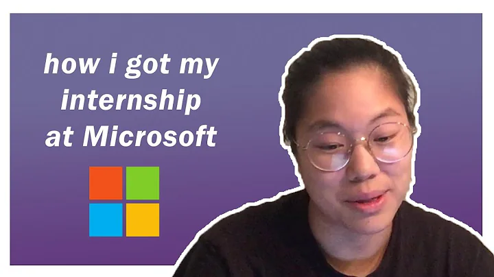😬How I got my internship at Microsoft 😬 Interview Tips!