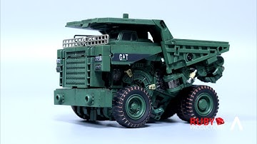 Transformers Movie ROTF Devil Saviour LONG HAUL DS-04 SMASH TroubleMaker  (Stop Motion)