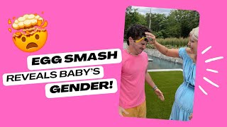 EGG-SPLOSIVE Gender Reveal! 🥚💙💖 #shorts #couples