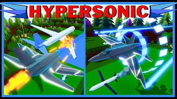 Destructive HYPERSONIC FIGHTER JET Build Trick!! In Build A Boat For Treasure ROBLOX