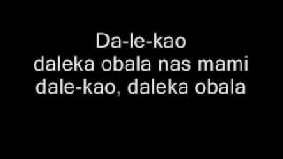 Video thumbnail of "Daleka Obala - Daleka Obala lyrics"