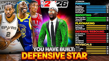 GAME-BREAKING LOCKDOWN BUILD is PERFECT in NBA 2K26! BEST DEFENSIVE BUILD! BEST BUILD IN NBA2K26!