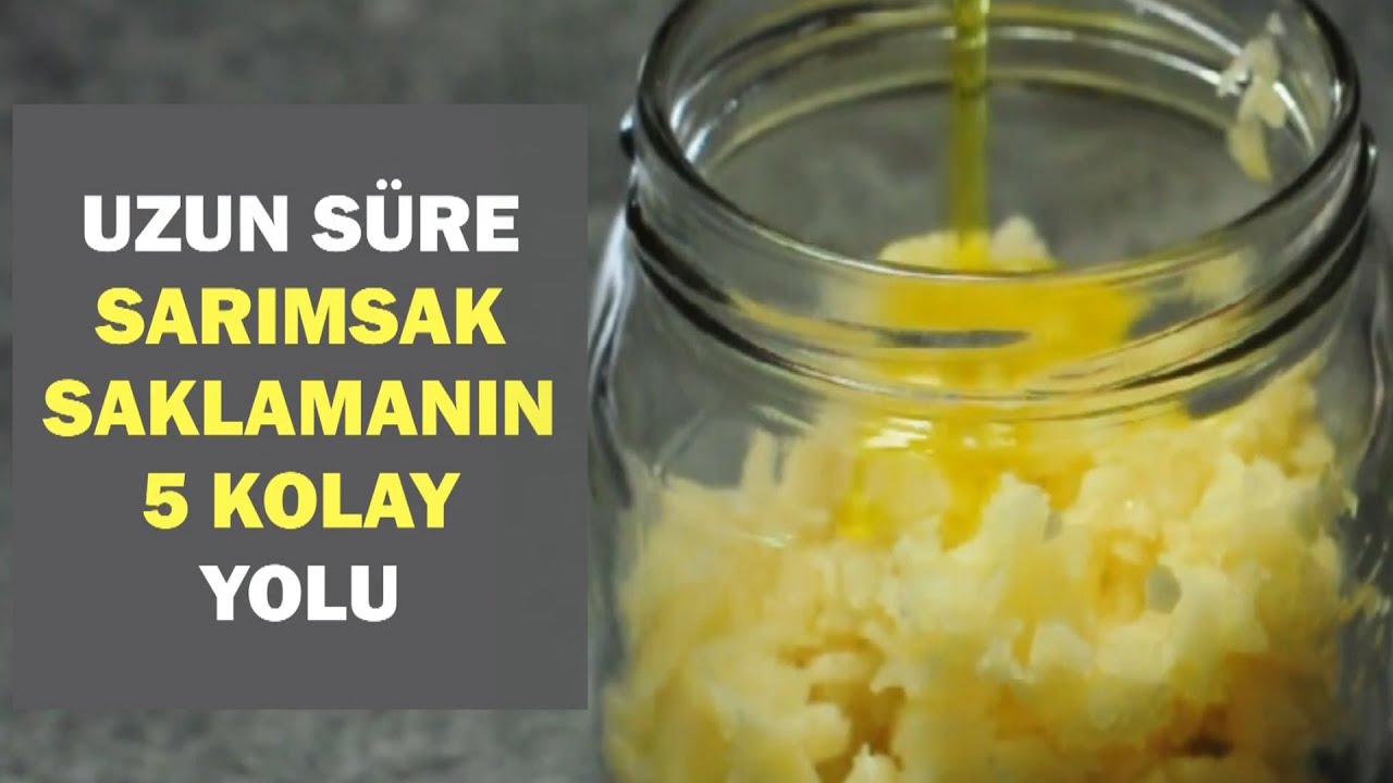 UZUN SÜRE SARIMSAK SAKLAMANIN 5 KOLAY YOLU / Pratik bilgiler / Mutfak