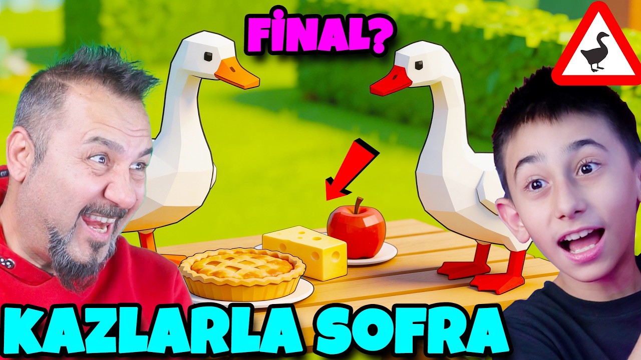 KAZLARA İFTAR SOFRASI HAZILRADIK! | Sesegel Çocuk Untitled Geese Game FİNAL mi?