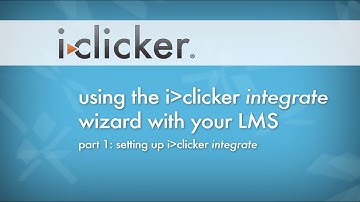 [1/3] Setting up iclicker integrate