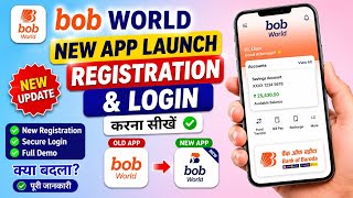 New bob World App Registration & Login 2026 | How to Use Bank of Baroda New Mobile Banking App screenshot 2