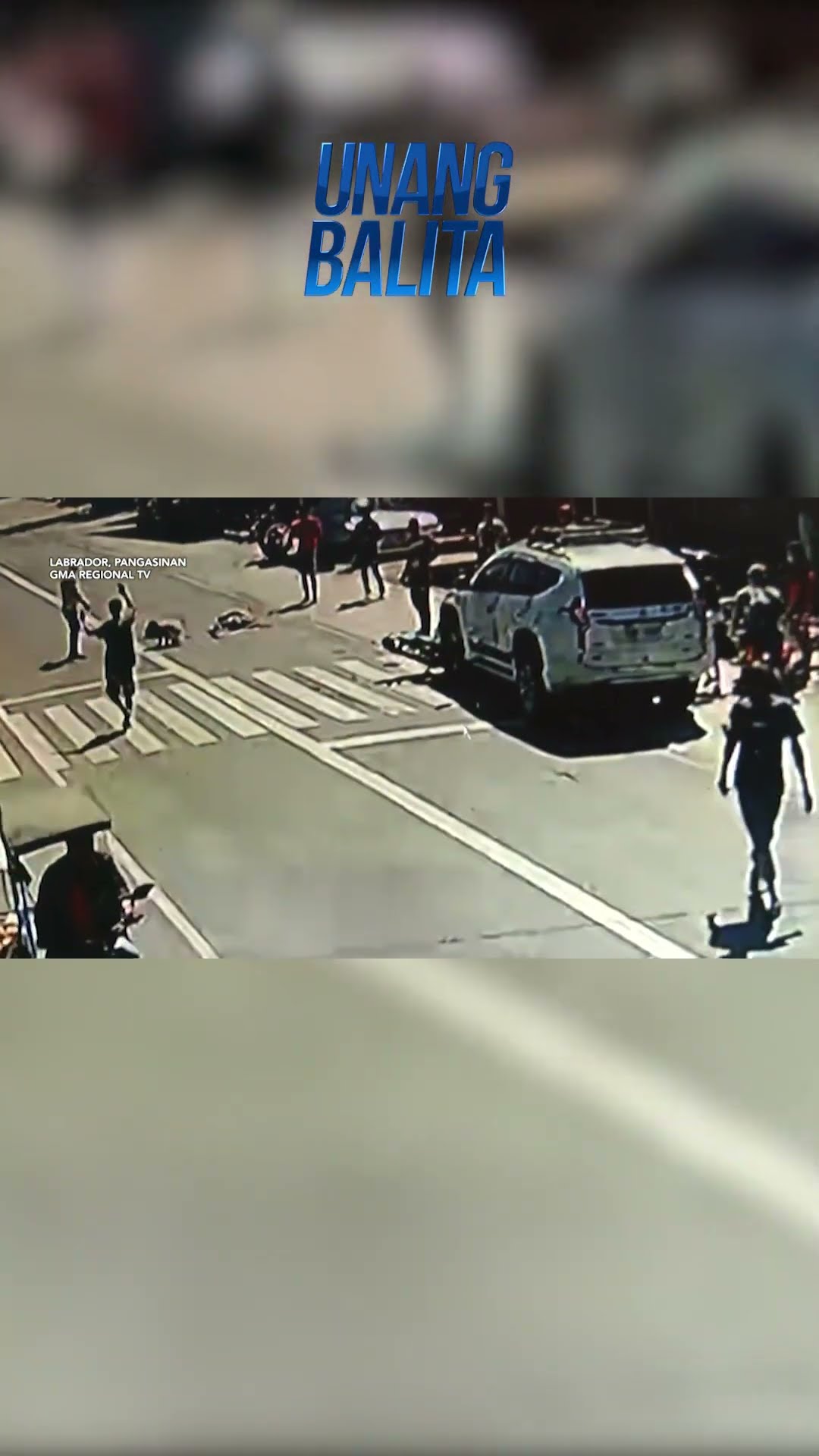 Maglolo na sakay ng motorsiklo, nabangga ng SUV; Lolo, patay #shorts | Unang Balita