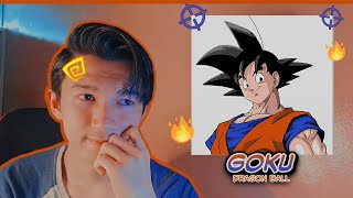How To Draw Goku Dragon Ball Digital Art