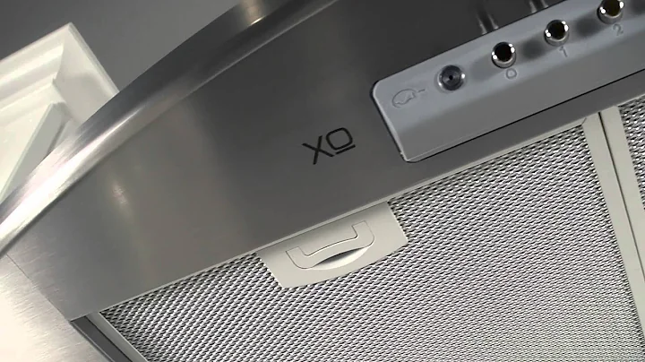 XOS Curving Stainless Steel Wall Chimney Style Hood