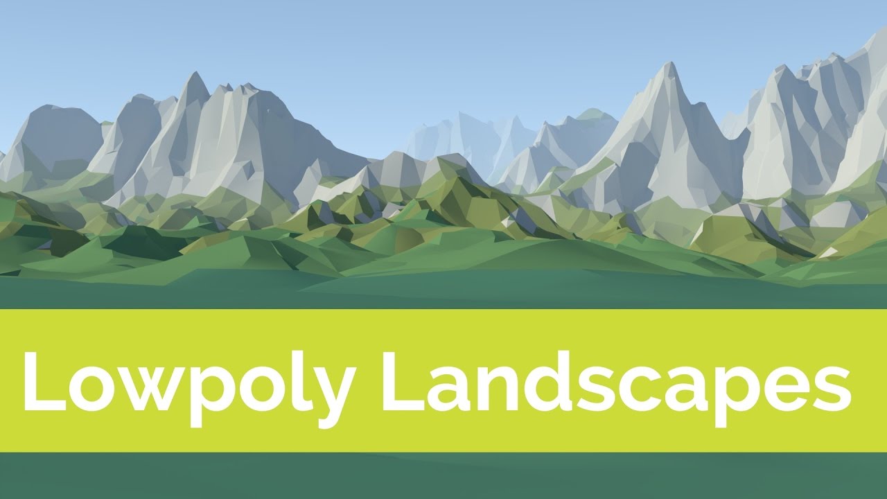 Lowpoly Landscapes Tutorial Youtube - roblox how to use low poly terrain creator youtube