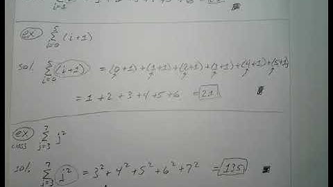 Sigma Notation (Summation), Summation Properties, and Summation Formulas - Calc 1