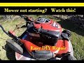 Mower Won't Start After Winter Storage - Easy DIY Small Engine Repair