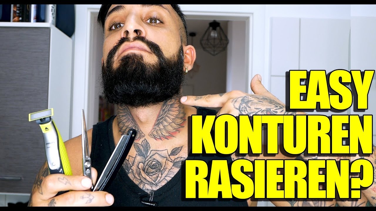 Easy Bart Konturen Rasieren Tutorial Bartmann Youtube