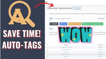 Best FREE Tag Generator for Print on Demand  SAVE TIME