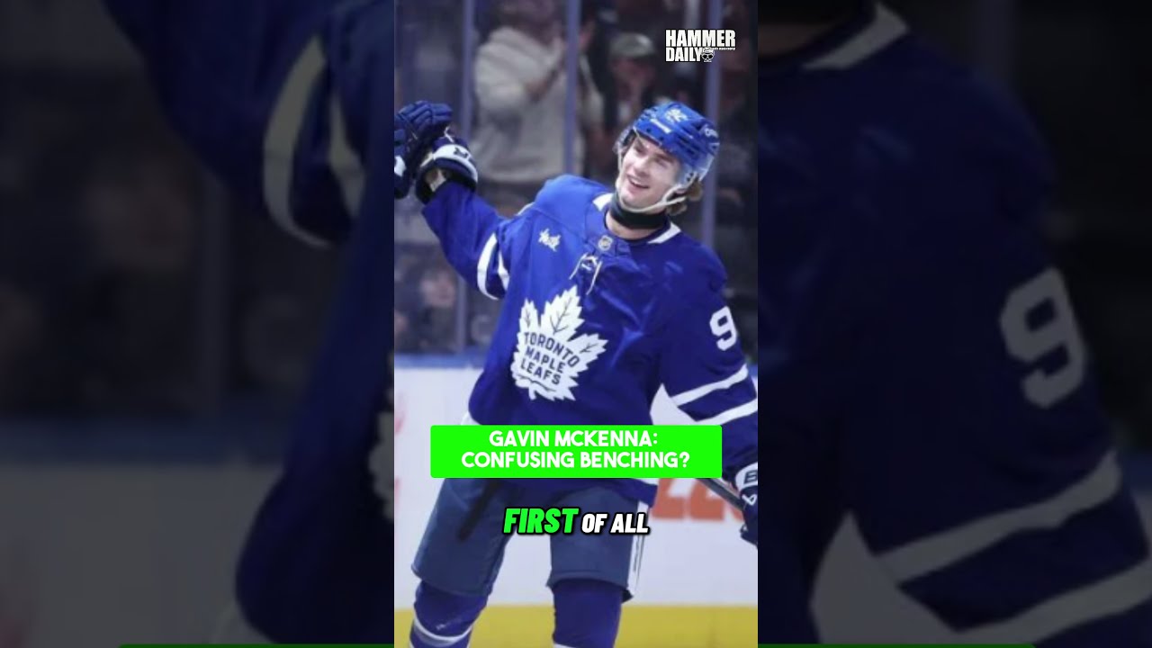 Toronto Maple Leafs Benching McKenna? #NHL #Hockey #Leafs