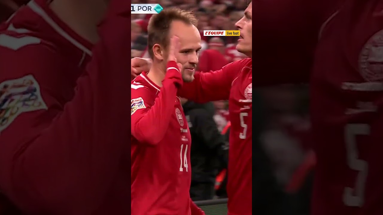 💫 Le très joli but de Mikkel Damsgaard avec le Danemark contre le Portugal