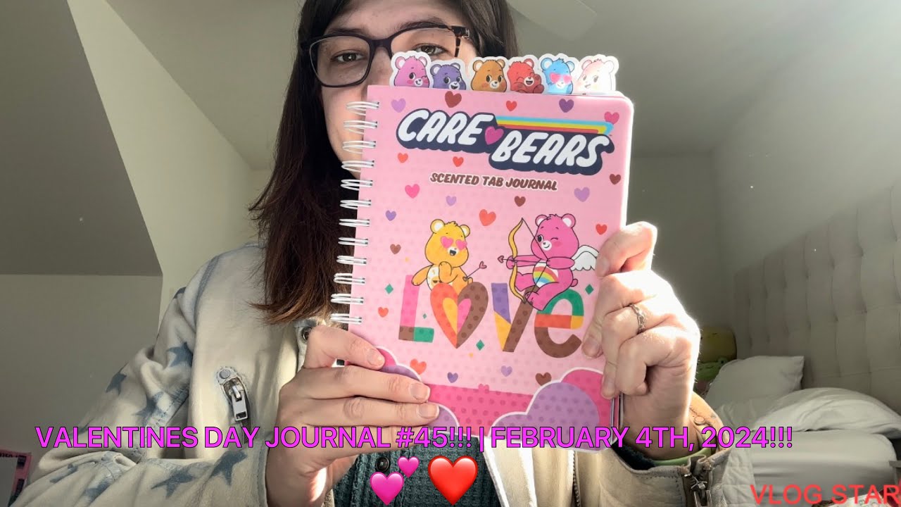 ❤️💕📓✍️ Valentine’s Day Journal #45!!! | February 4th, 2024!!! ❤️💕 📓✍️