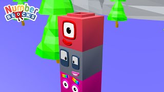 Numberblocks Step Squad Challenge! Count Big Numbers to 100,000!