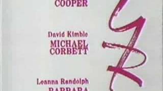 Y&R - Thurs, Aug 10, 1989 (End Credits)