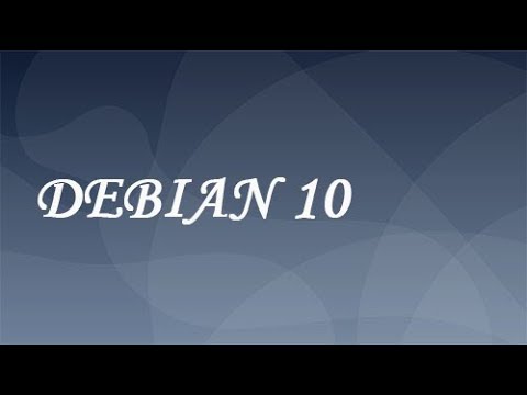 Debian 10 установка, настройка репозитория, установка программ