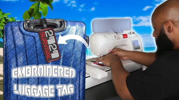 Embroider a Luggage Tag - How-tos & Tips - Sulky