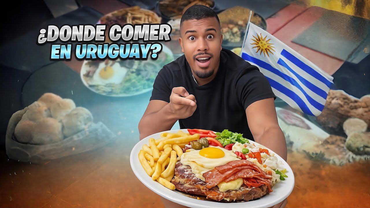 3 Lugares INCREÍBLES  para COMER  en URUGUAY  en 2026 
