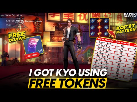 I GOT KYO KYO KUSANAGI USING FREE TOKENS | MLBB x KOF'97 EVENT