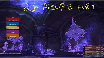 21 AZURE VAULT overtime by 29sec. Sub rogue d/ Wunder. Boss boss boss route