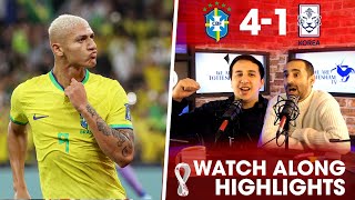 Richarlison Helps Brazil Crush South Korea! Brazil 4-1 South Korea [WATCH ALONG HIGHLIGHTS]