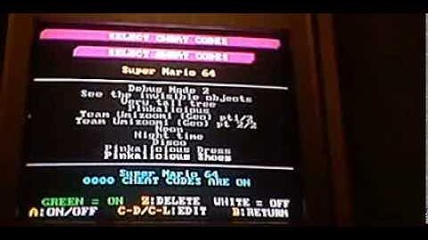 Gameshark code: Mario has Pinkalicious shoes