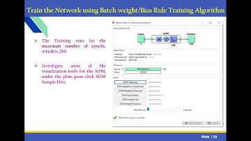 Solving a Clustering problem with Self  Organizing Map (SOM) Neural Network using Matlab