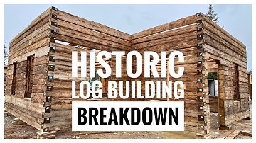 Traditional Log Home Dissection #reclaimed #bclogschool #handhewn #oldlogcabin #dovetail #logcabin