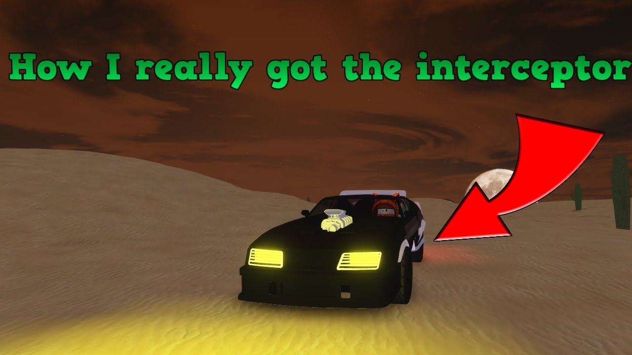 How I Really Got The Interceptor In Roblox Vehicle Simulator Youtube
