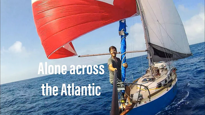 ¡Atravesando el Atlántico solo durante 23 días en una pequeña embarcación!