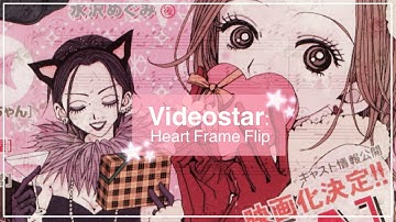Simple Heart Frame Flip | VideoStar Tutorial