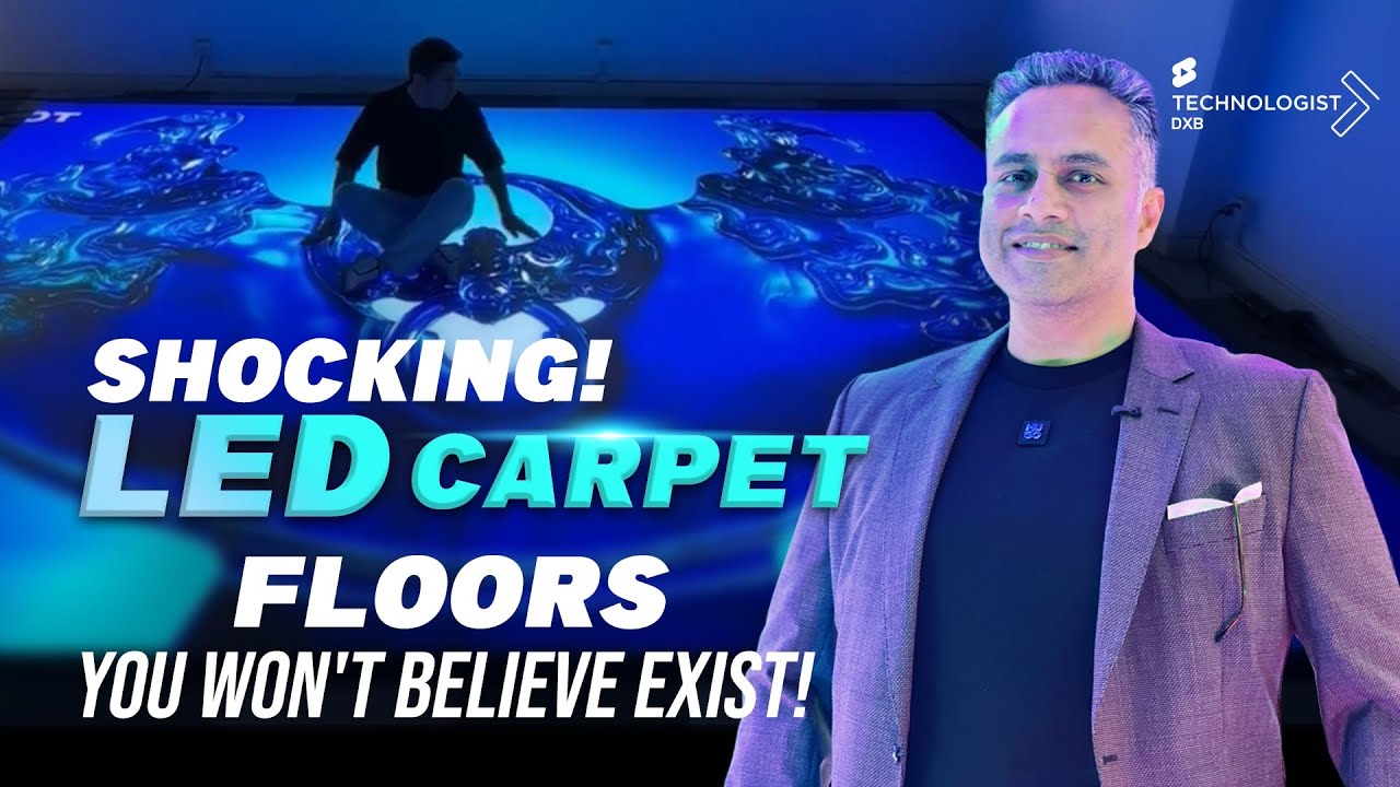 Shocking! LED Carpet Floors You Won't Believe Exist! - YouTube