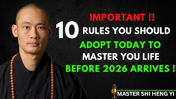 10 regels om je leven te transformeren vóór 2026 | Levensveranderende wijsheid | Shi Heng Yi MOTI...
