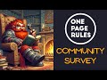 Where is opr going from here community survey results