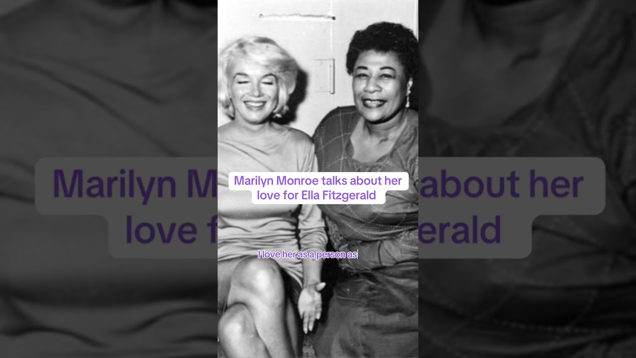 Watch Marilyn Monroe was one of Ella's good friends and beloved fans! 💖 on YouTube Watch Marilyn Monroe was one of Ella's good friends and beloved fans! 💖 on YouTube