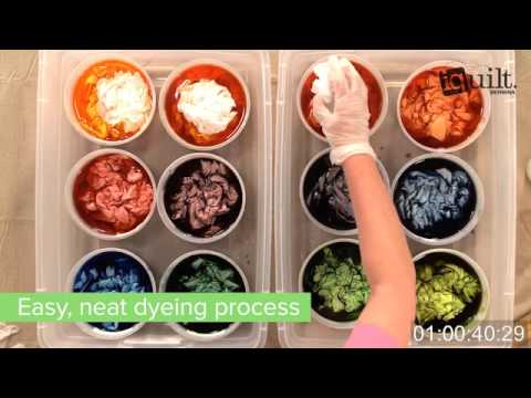 Videó: A festett szövet egyszerű beállításának módja: 10 lépés (képekkel)