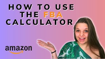 How to use the FBA Calculator to get Profit | Amazon FBA for beginners 2024