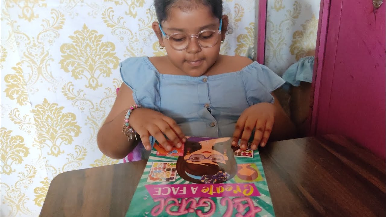 Make a pretty Face Sticker book | Interactive & Activity | Dreamland | Create a Face | Fun & learn